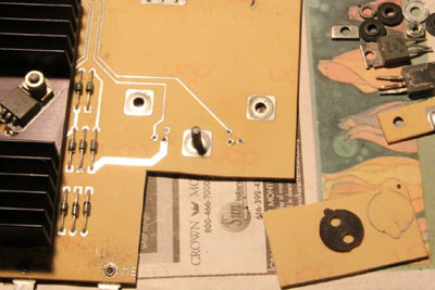 The Zundapp KS601 tail light socket and bulb as found.