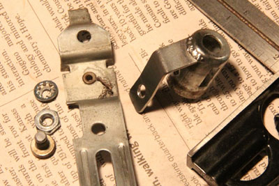 Socket welded to mount.